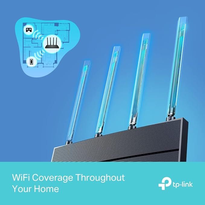 TP Link - AX1500 dual-band Wi-Fi 6 router
