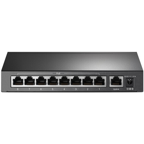 TP Link 9 Port 10/100Mbps Desktop Switch with 8-Port PoE+