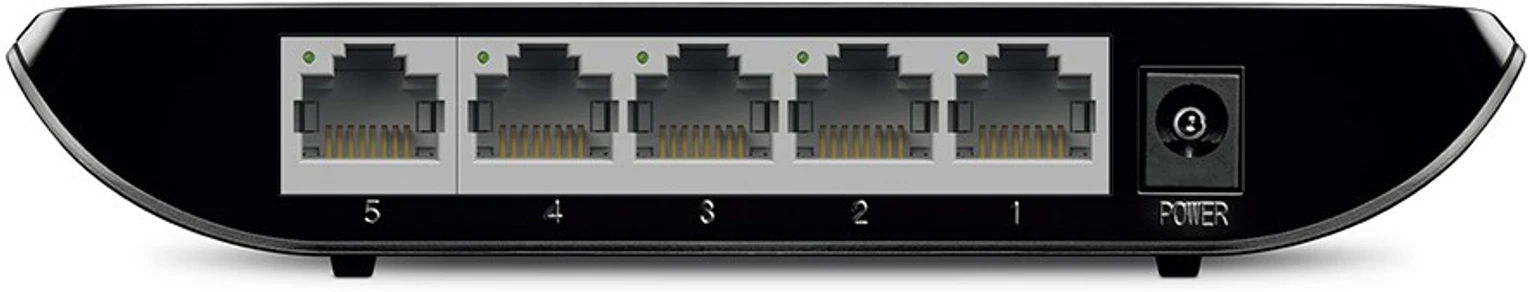 TP-Link 5 Port Gigabit Ethernet Network Switch Hub | Plug and Play | Desktop or Wall-Mount  (TL-SG1005D)
