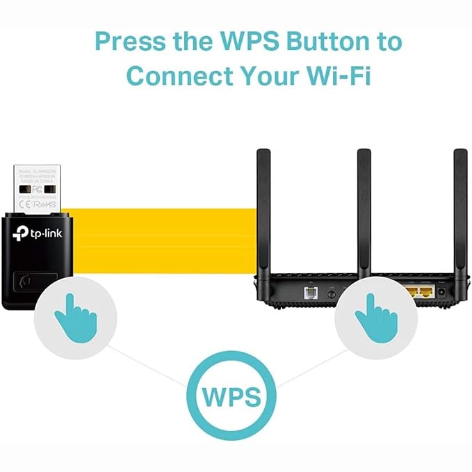 TP-Link TL-WN823N N300 Mini USB Wireless WiFi Network Adapter for pc