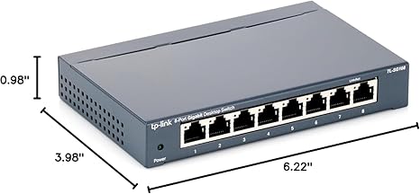 TP Link -  8-port unmanaged Gigabit desktop switch