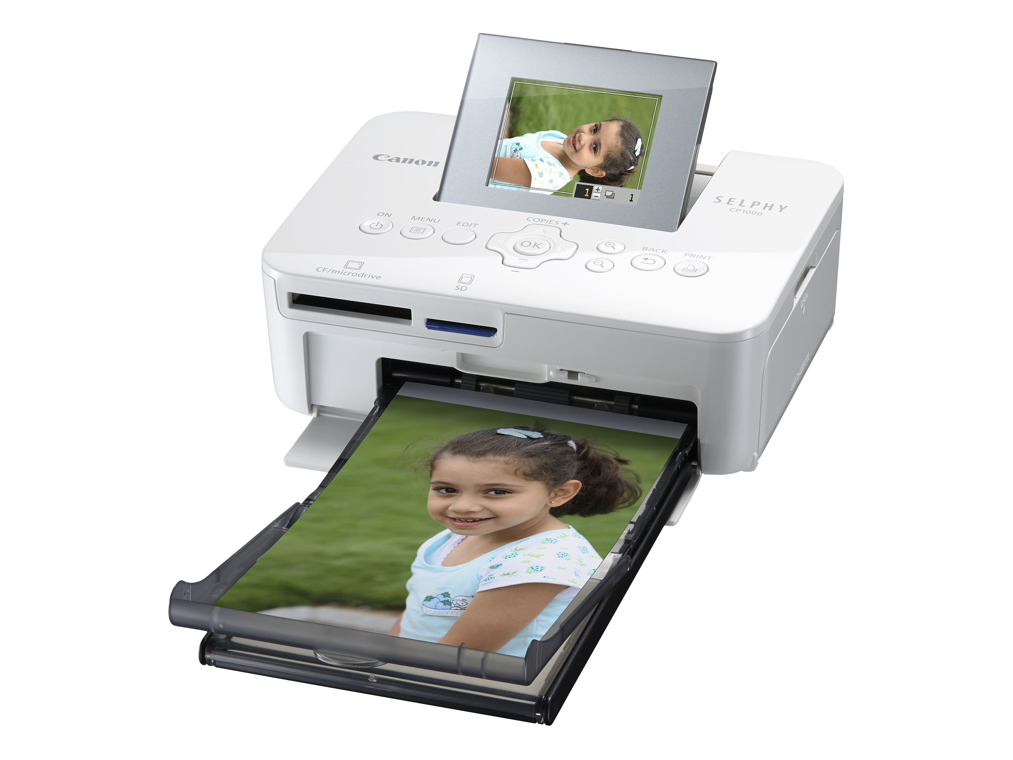 Canon SELPHY CP1000 White Photo Printer