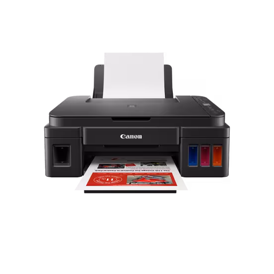 Canon PIXMA G3410 Wireless MegaTank 3-in-1 Printer - Refillable High-Yield Ink Tank - Print, Scan, Copy & Wi-Fi