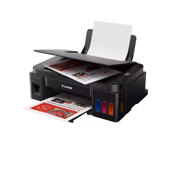 Canon PIXMA G3410 Wireless MegaTank 3-in-1 Printer - Refillable High-Yield Ink Tank - Print, Scan, Copy & Wi-Fi