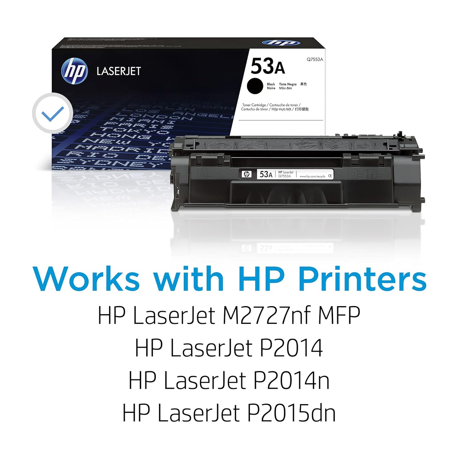 HP 53A Black Original LaserJet Toner Cartridge