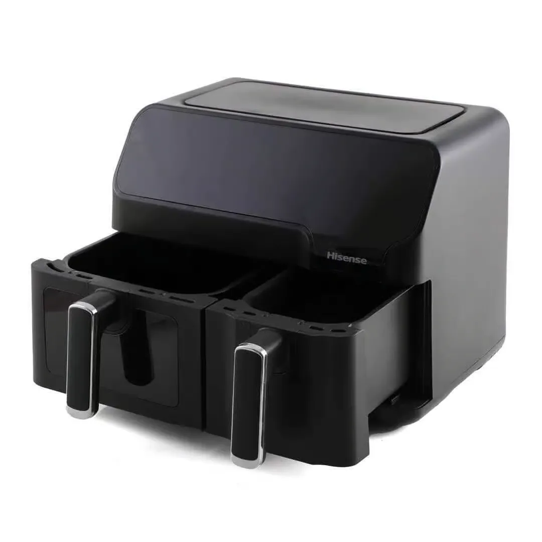 Hisense 8.6L Dual Basket Air Fryer 2700W SYNC Finish Black H09AFBK2S5