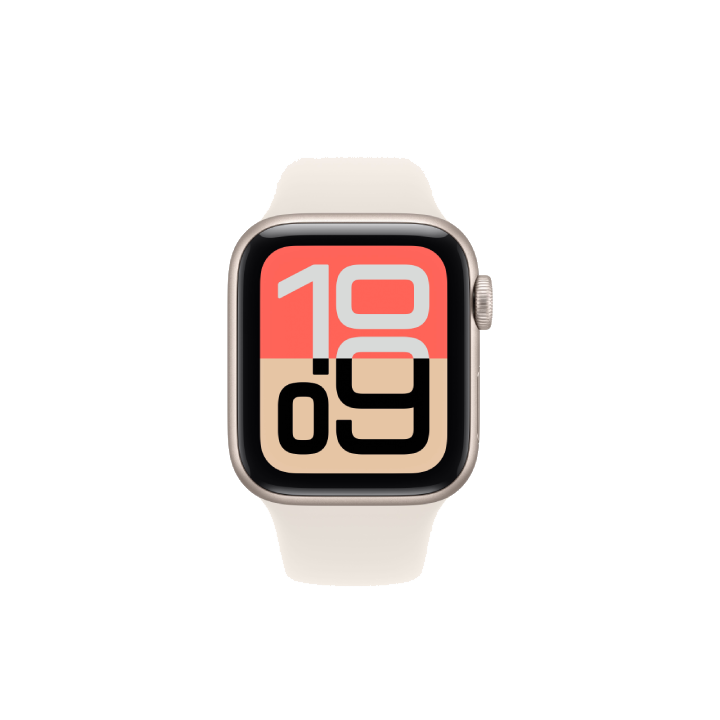 APPLE WATCH SE 3&nbsp;GPS 40MM&nbsp;STARLIGHT ALUMINIUM CASE WITH STARLIGHT SPORT BAND - M/L