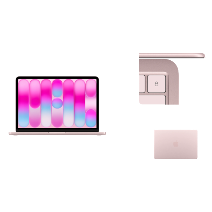 APPLE 13-INCH MACBOOK NEO: A18 PRO CHIP WITH 6‑CORE CPU AND 5‑CORE GPU, 8GB, 256GB SSD - BLUSH
