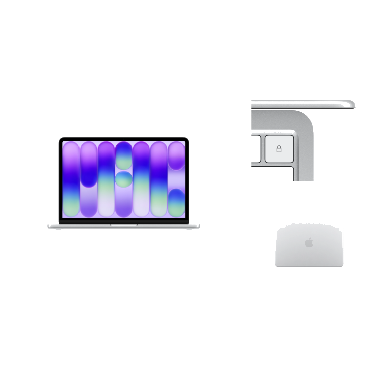 APPLE 13-INCH MACBOOK NEO: A18 PRO CHIP WITH 6‑CORE CPU AND 5‑CORE GPU, 8GB, 256GB SSD - SILVER