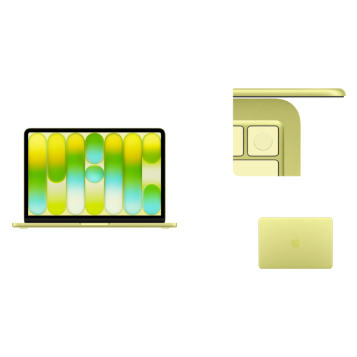 APPLE 13-INCH MACBOOK NEO: A18 PRO CHIP WITH 6‑CORE CPU AND 5‑CORE GPU, 8GB, 512GB SSD, TOUCH ID - CITRUS