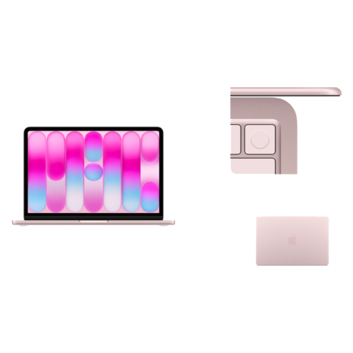 APPLE 13-INCH MACBOOK NEO: A18 PRO CHIP WITH 6‑CORE CPU AND 5‑CORE GPU, 8GB, 512GB SSD, TOUCH ID - BLUSH