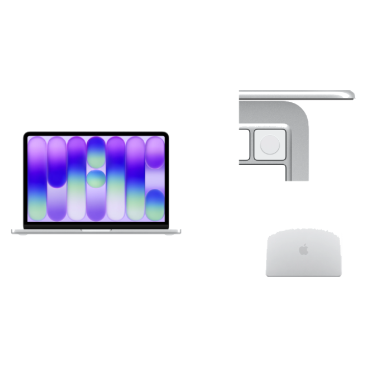 APPLE 13-INCH MACBOOK NEO: A18 PRO CHIP WITH 6‑CORE CPU AND 5‑CORE GPU, 8GB, 512GB SSD, TOUCH ID - SILVER