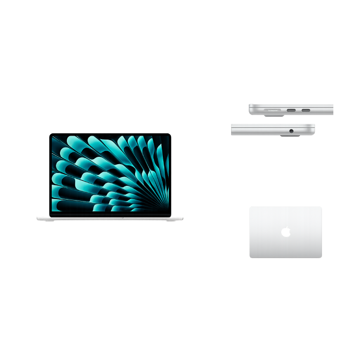 APPLE 13-INCH MACBOOK AIR: M5 CHIP WITH 10‑CORE CPU AND 8‑CORE GPU, 16GB, 512GB SSD - SILVER