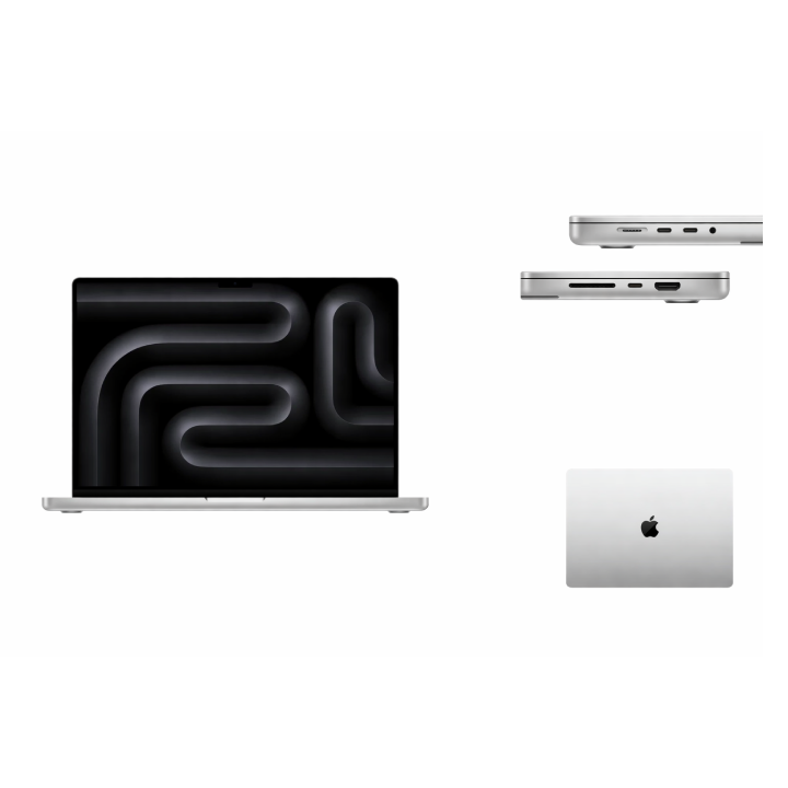 APPLE 14-INCH MACBOOK PRO: M5 CHIP WITH 10‑CORE CPU AND 10‑CORE GPU, 16GB, 512GB SSD - SILVER