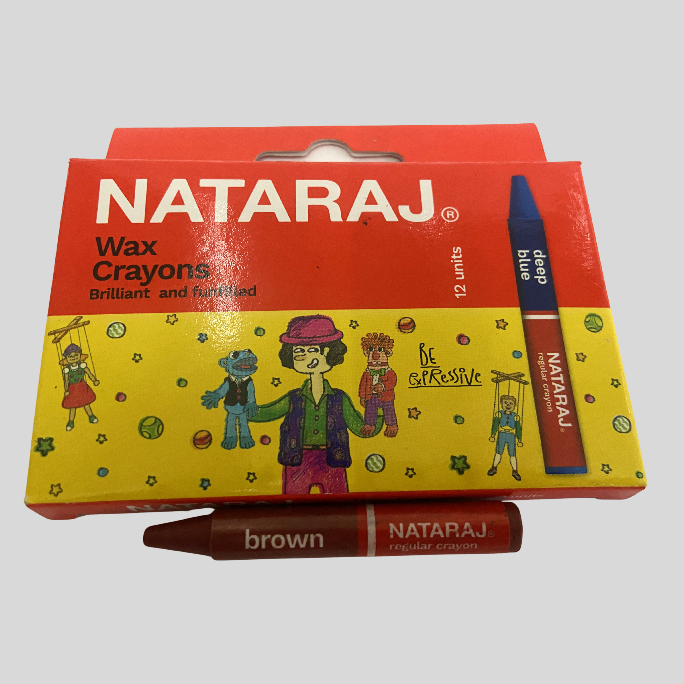 Nataraj Wax Crayons 12 Colours – Smooth, Non-Toxic Colouring Set for Kids & School