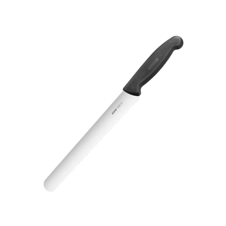 KOHE – Gold Stainless Steel Wide Serrated Bread Knife 8 1/4″ | BK-1182.3