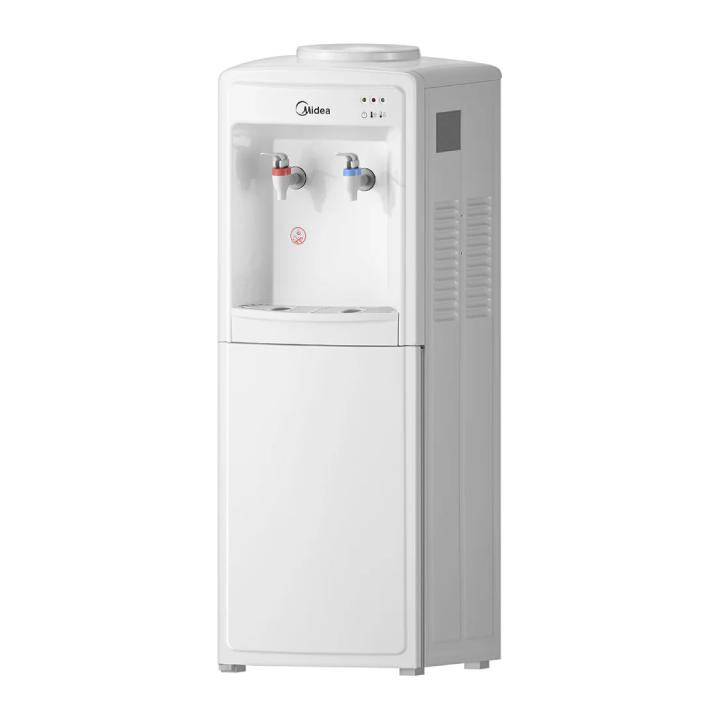MIDEA - Hot & Cold Water Dispenser | Advanced Semi Coductor Cooling | 12L spacious cabinet - MYD718S-W