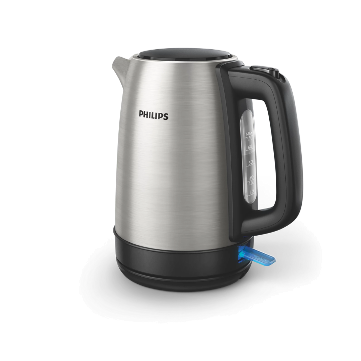 Philips -  1.7 Liters Capacity, 2200 Watts, Silver/Black - HD9350