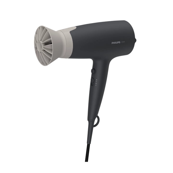 Philips - Dryer 3000 Airflower Thermoprotect Hair Dryer (2100W) Black - BHD351