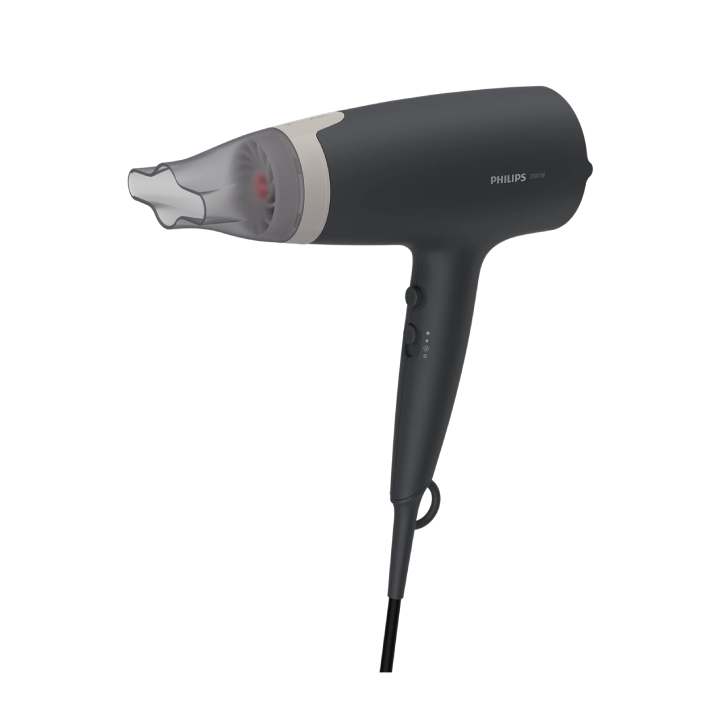 Philips - Dryer 3000 Airflower Thermoprotect Hair Dryer (2100W) Black - BHD351