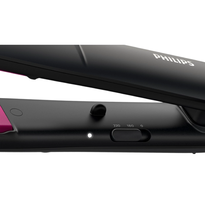 PHILIPS - Straight Care Essential Thermo Protect straightener | 2 temperature settings. Temperature range up to 220°C. 3 pin - BHS375
