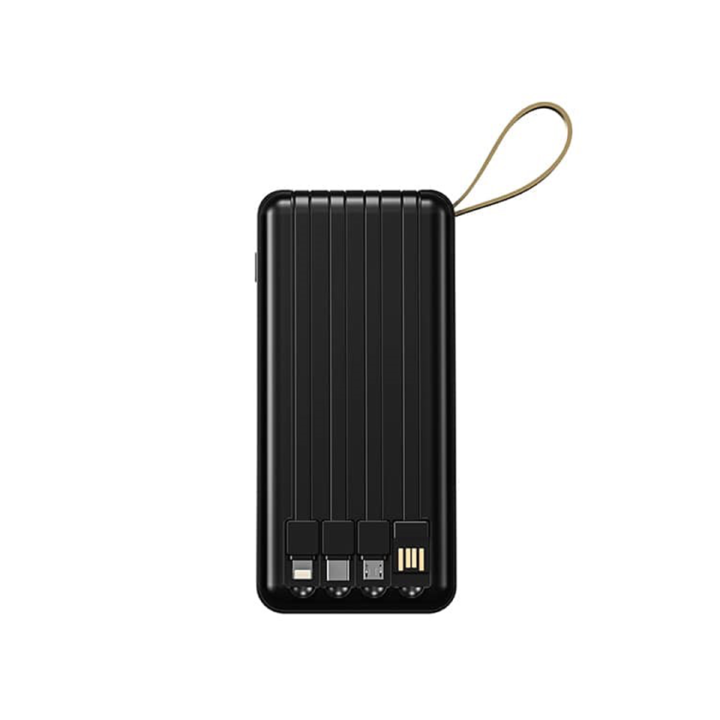 REAL - Power Bank |  Fast Charge | 20000mAh | 3-in-1 Cable Output RXP202DAK