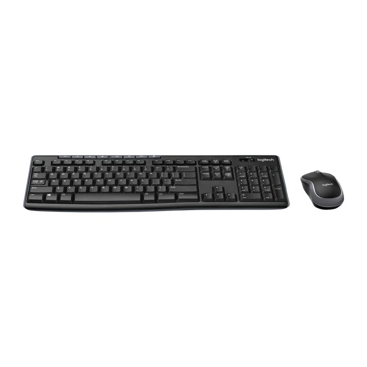 Logitech - MK270 Wireless Keyboard and Mouse Combo Set, Black - 920-004509