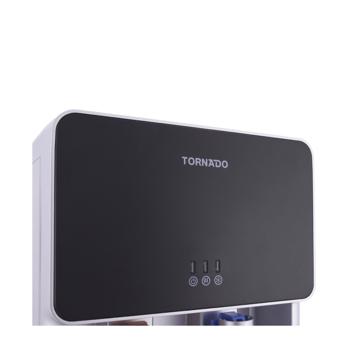 Tornado - Hot & Cold Top Loading Water Dispenser, 2 Tabs Silver - WDM-H45ASE-S