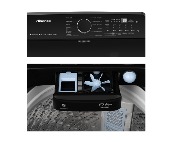 Hisense 22KG Top Load Washing Machine – WT5i2223DB