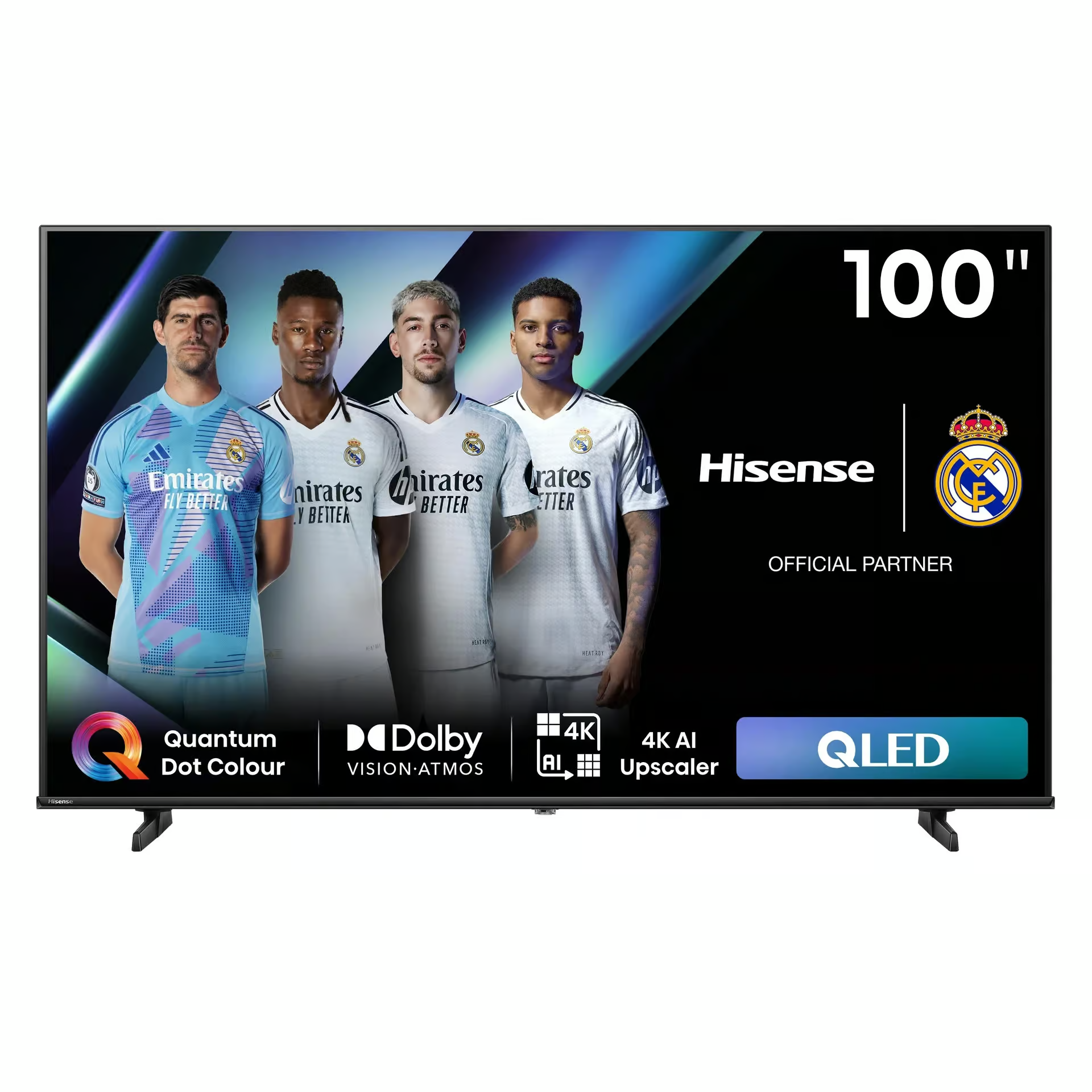 Hisense QLED 144hz VIDAA Gaming TV, Black, AI Sports Mode (LED100E7NPRO)