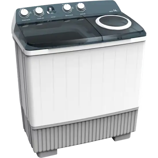 Hisense 14kg Twin Tub 7.5kg Spin Semi-Auto Transparent Lid Drain Pump WSCF143C