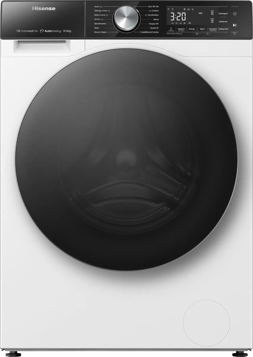  Hisense 5S Series 10.5kg Premium Black Front Loader