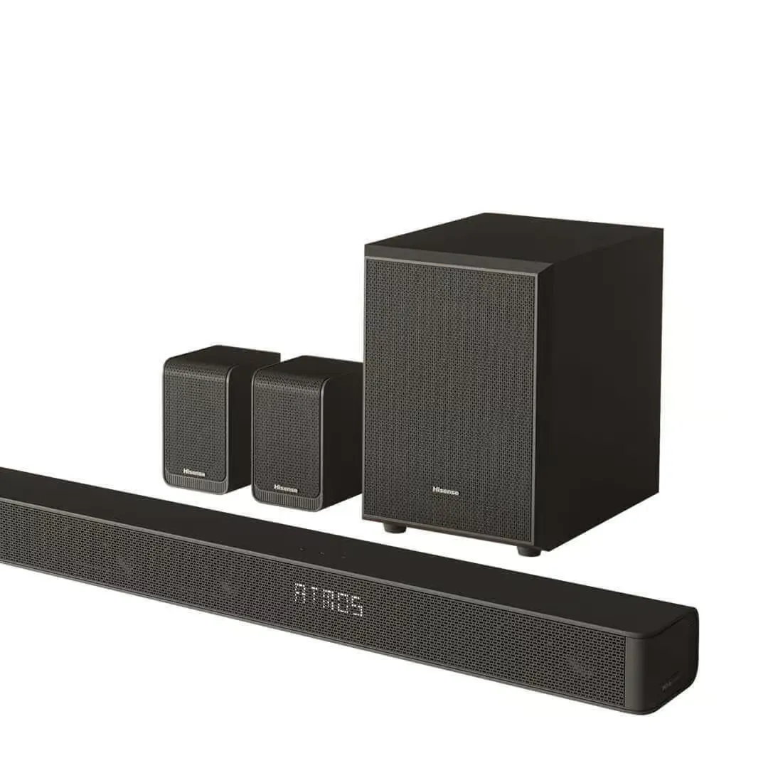 Hisense 5.1" Soundbar-340W, Black, Dolby Atmos (AX5100G)