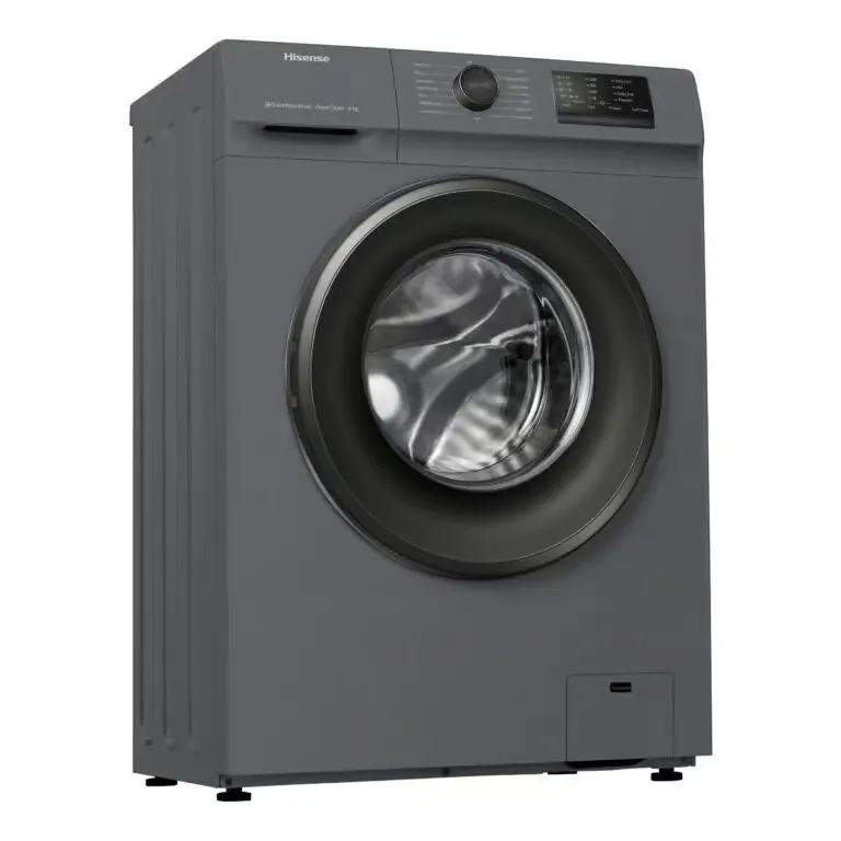 Hisense 6 kg Front Load Washing Machine, Self-Diagnostic Fault Finding-Titanium Gray (WFVC6010T)