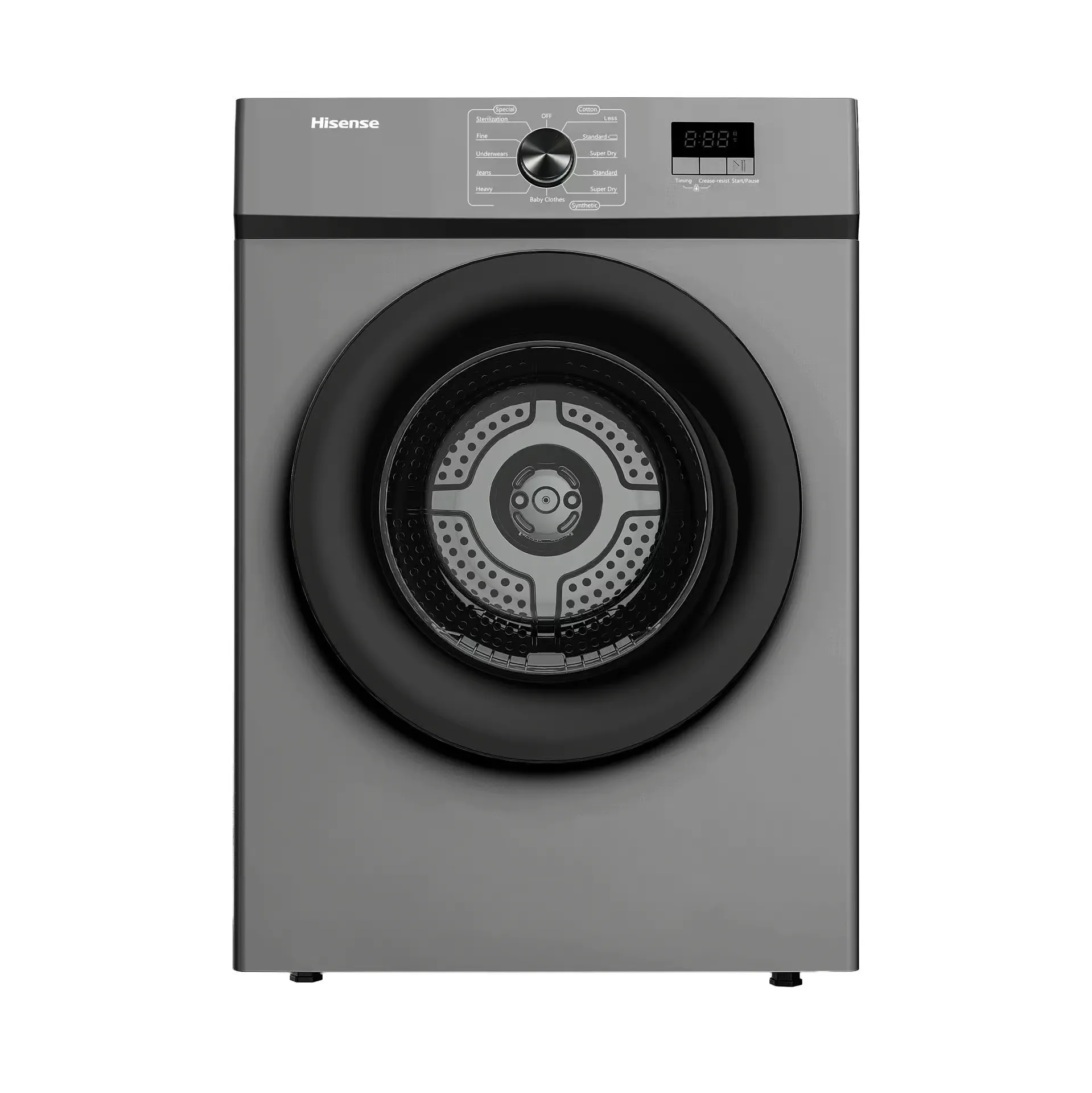 Hisense 1W Series 8kg Front Load Dryer-Titanium Grey (DV1W801UT)