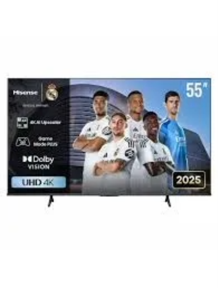 Hisense 55″ UHD 4K VIDAA Smart TV — 4K UHD, Dolby Vision, Game Mode Plus (LED55A6Q)