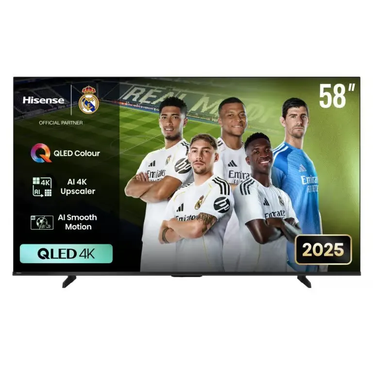 Hisense 58″ QLED 4K VIDAA Smart TV – Quantum Dot, Dolby Vision & Dolby Atmos, Game Bar (LED58Q6Q)