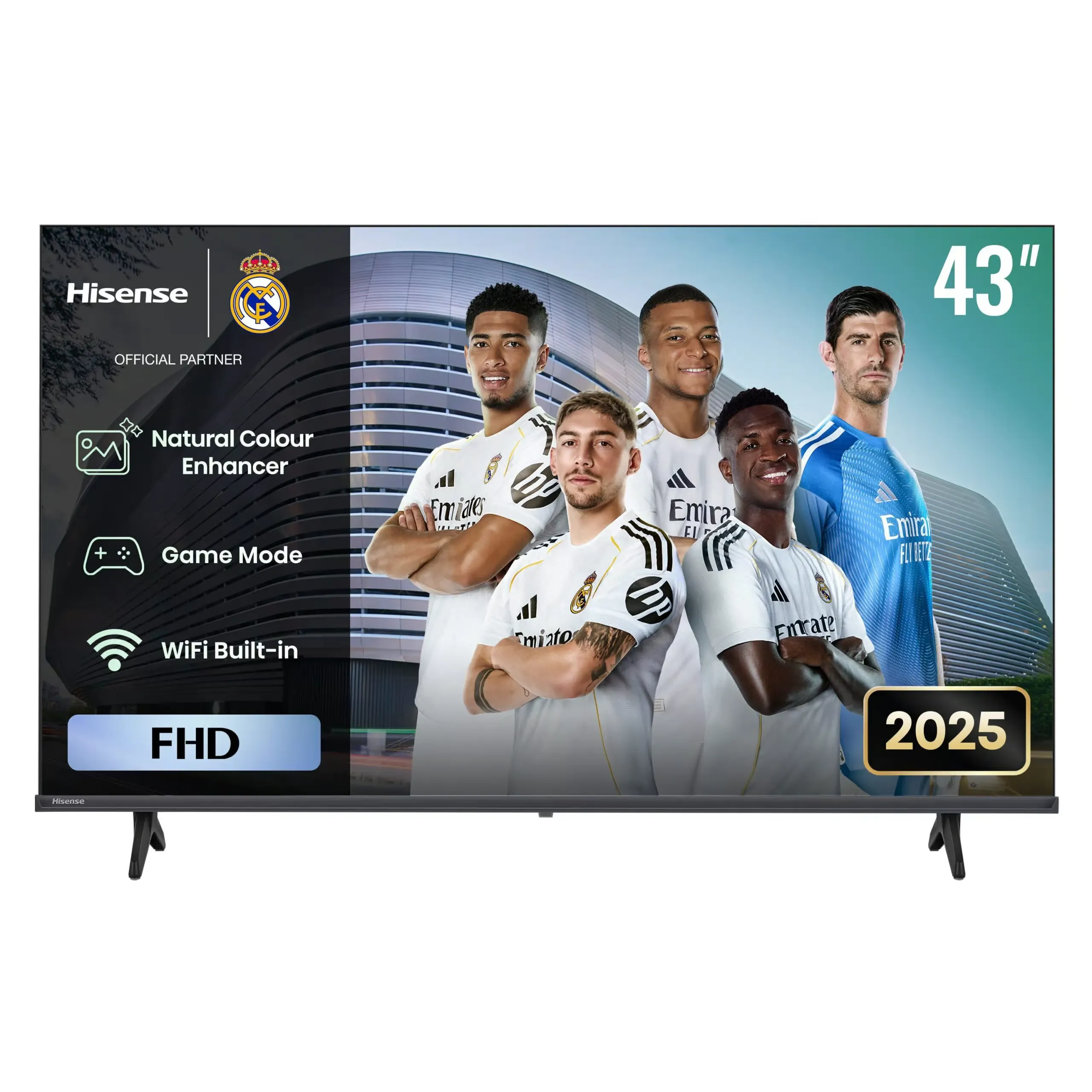 Hisense 43″ Full HD VIDAA Smart TV – Direct LED, Dolby Audio & DTS Virtual:X ( 43A4Q )
