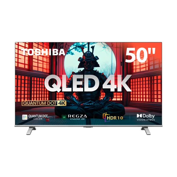 Toshiba 50″ QLED 4K UHD Smart TV – Quantum Dot Colour, Dolby Vision & Dolby Atmos (50C450MN)