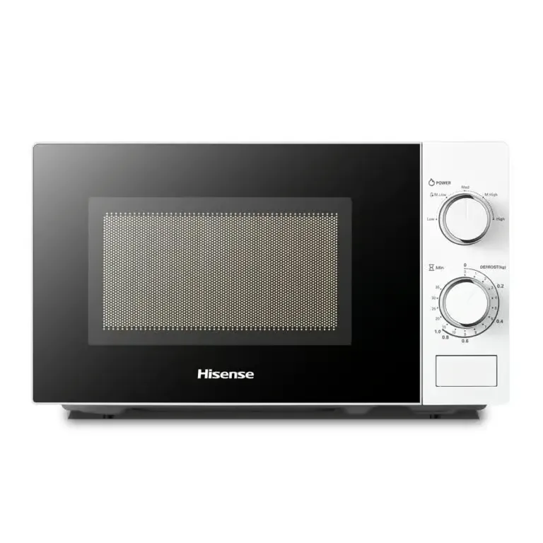 Hisense 20L Microwave Oven – Matte Black Exterior & White Painted Cavity, 700 W, 6 Power Levels (H20MOWS10)