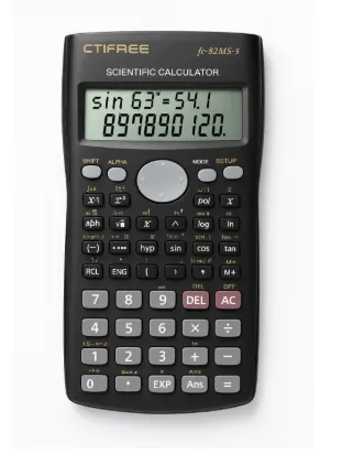 CTIFREE Functions Scientific Calculator, Black ( FC-82 MS-5)