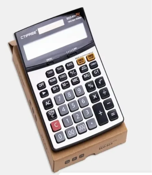 CTIFREE Desktop Calculator:  14-Digit Display with 150-Step Check for Accuracy (ECO-024 )
