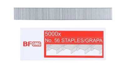 BFOMG No. 56 Staples - 5000pcs Per Box With 5000 Pcs