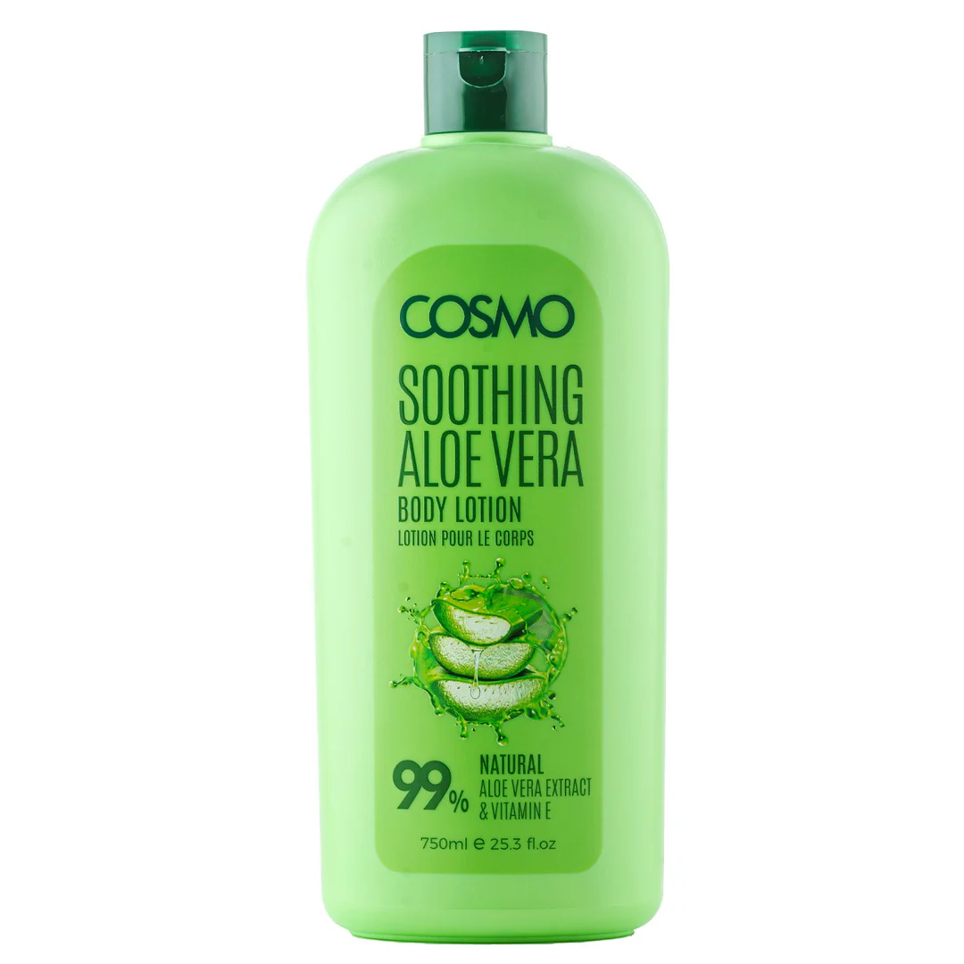 COSMO Soothing Aloe Vera Body Lotion 1000ml- Natural Aloe Vera Extract Daily Moisturizer for Deep Hydration & Skin Soothing Suitable for both Men and Women, All Skin Types (COM33101593)