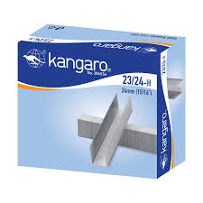 Kangaro Heavy Duty Staples – 1000-Piece Pack, 24 mm Leg Length ( 23/24H )