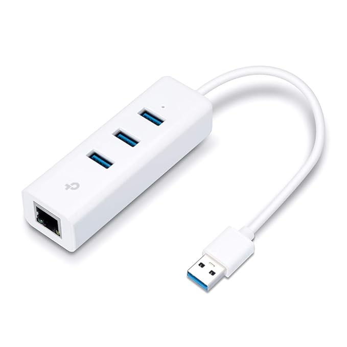 TP-link UE330 USB 3.0 3-Port Hub & Gigabit Ethernet Adapter 2 in 1 USB Adapter