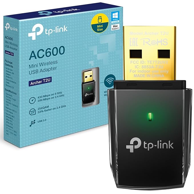 TP Link - AC600 Wireless Dual-Band USB Adapter