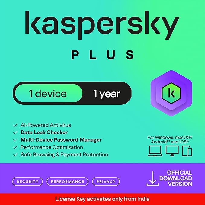 Kaspersky Plus 3dev 1y PAP DVD noCD SAFR
