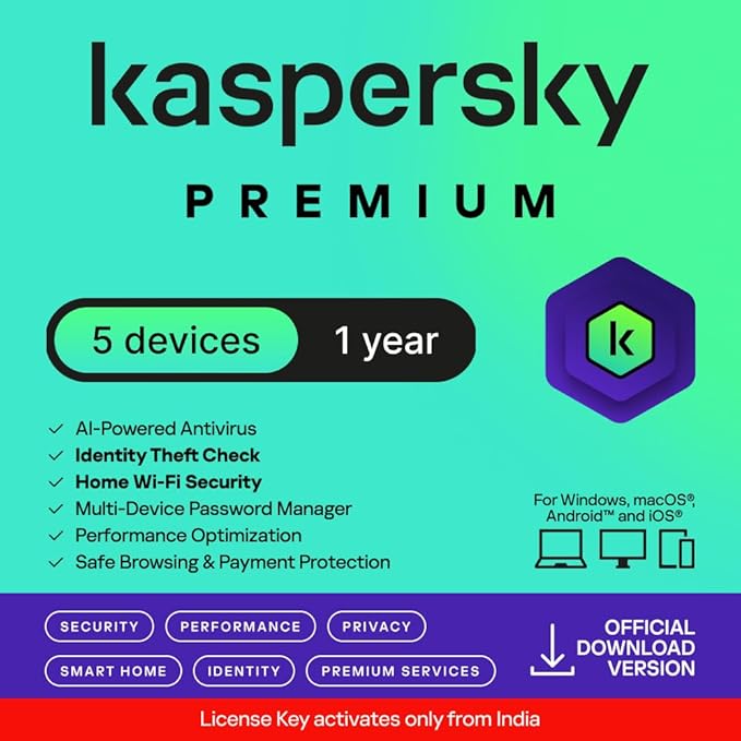 Kaspersky Premium 5dev 1y PAP DVD noCD SAFR