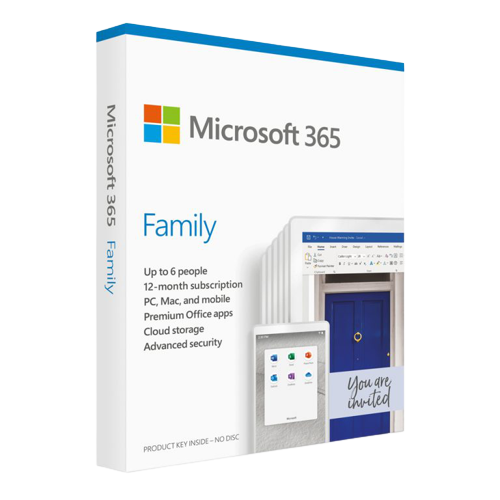 Microsoft 365 Family AllLng Sub PK Lic 1YR Online Africa C2R NR